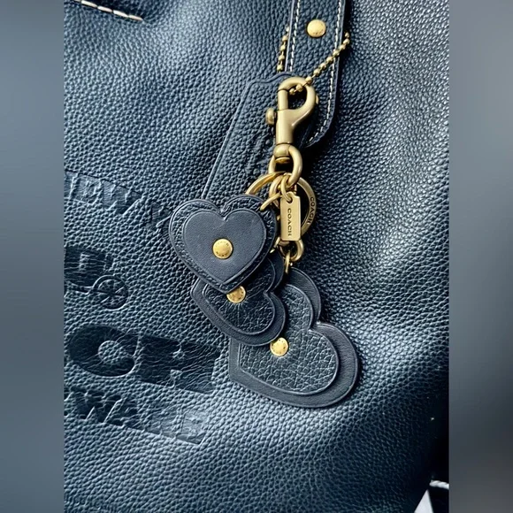 Coach Heart Cluster Charm Key Chain ♥️💝 - Picture 5 of 5